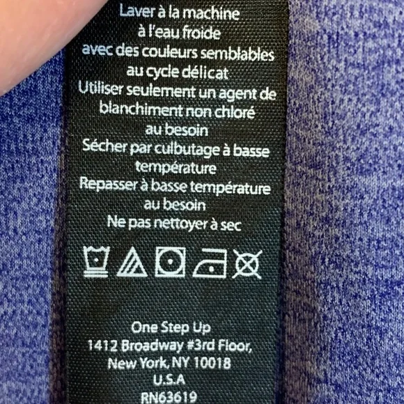 Spider Active Men’s Tank Top – XL – Blue Speckled – Performance Fabric - Picture 8 of 8